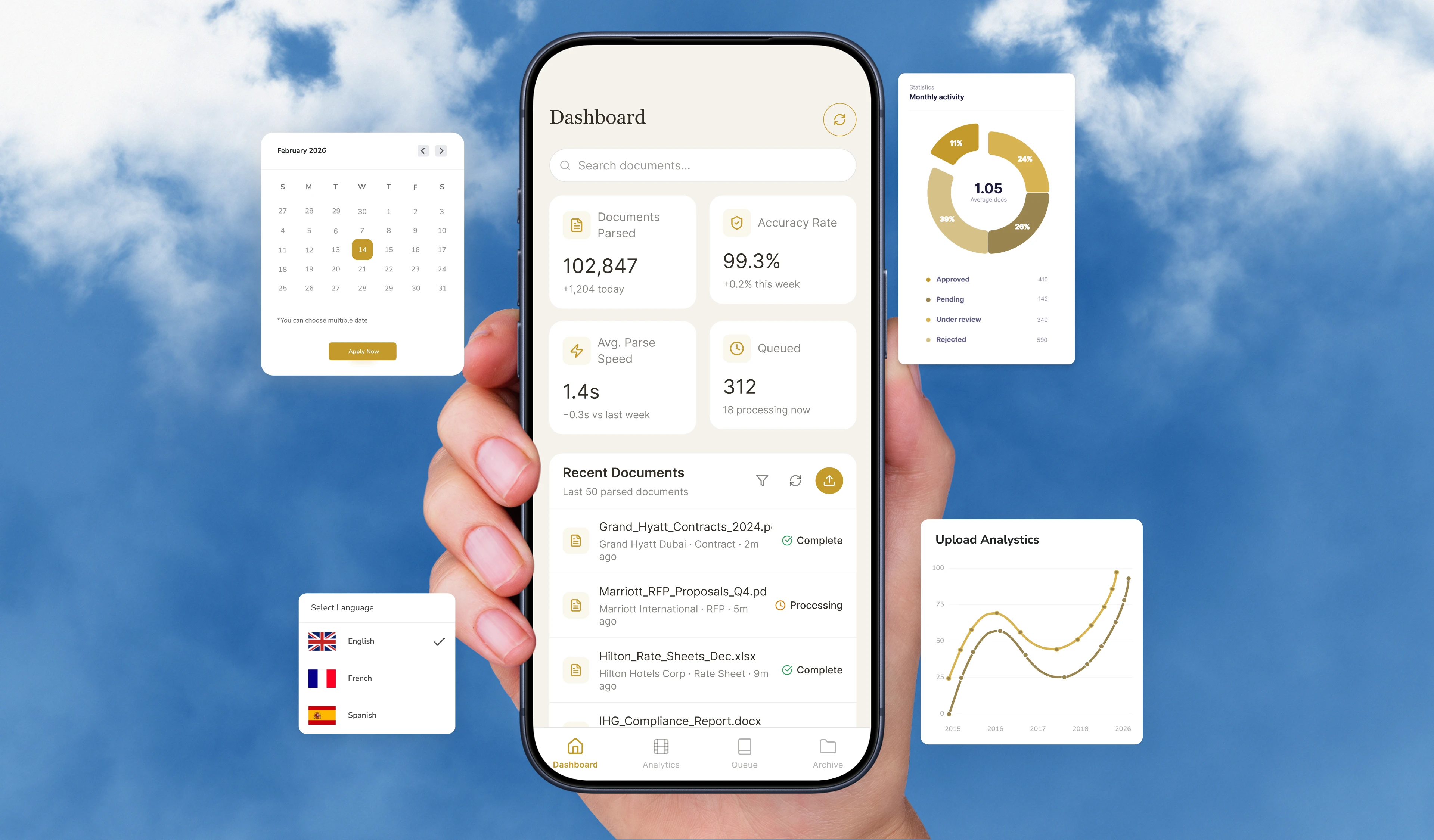 Project: AI Document Processing Platform for a US Hospitality Startup