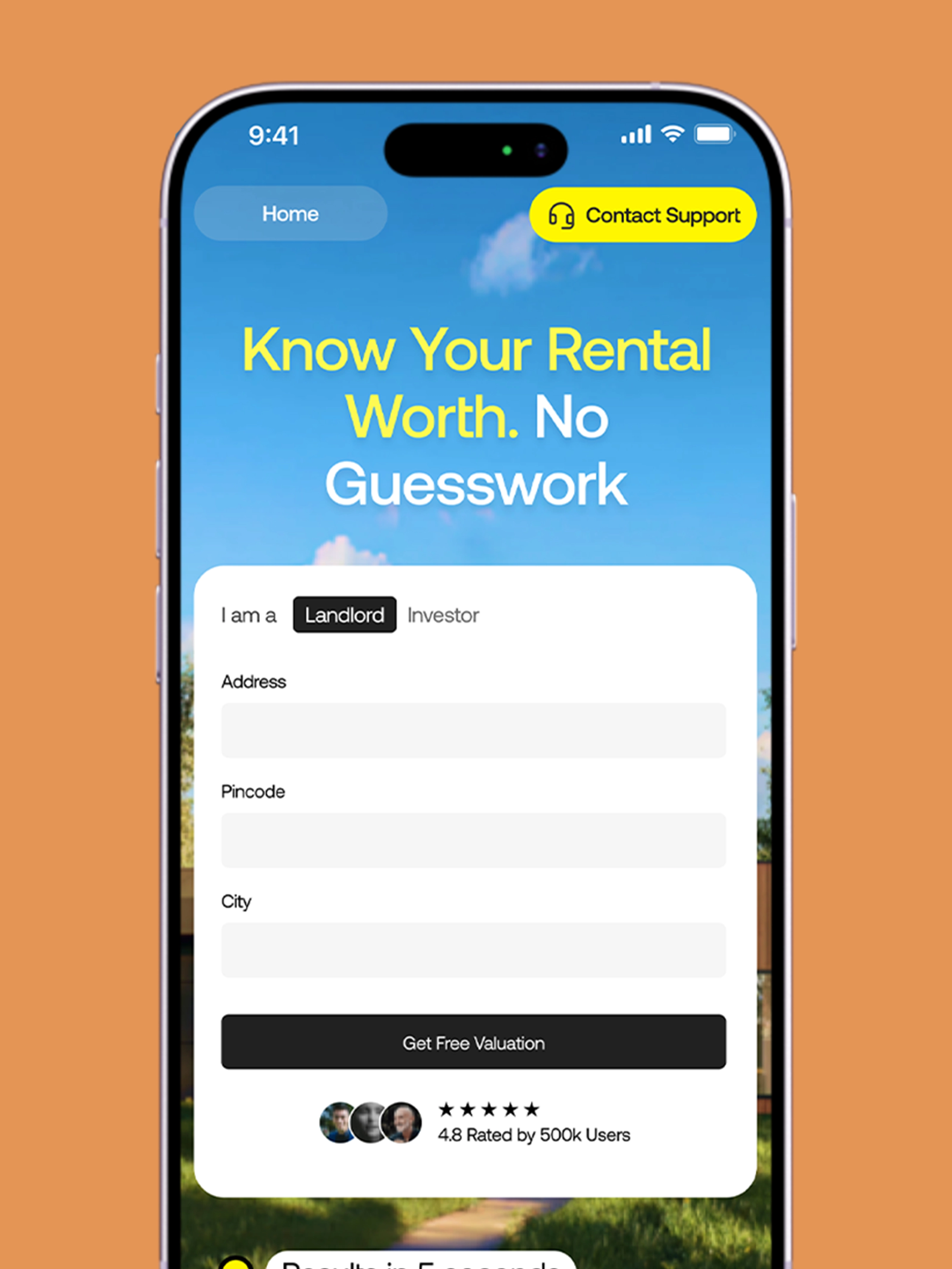 Approach to building fair rental value platform