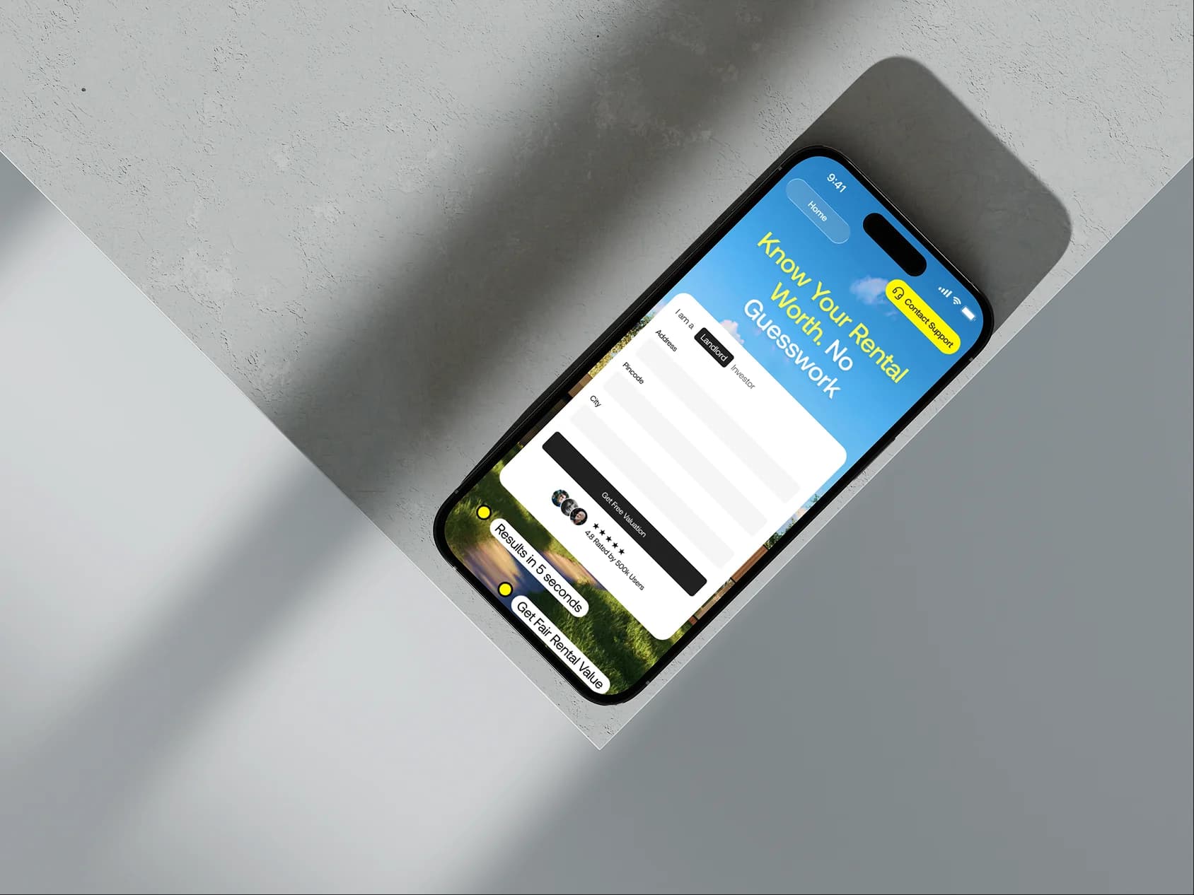 Solution for fair rental value platform