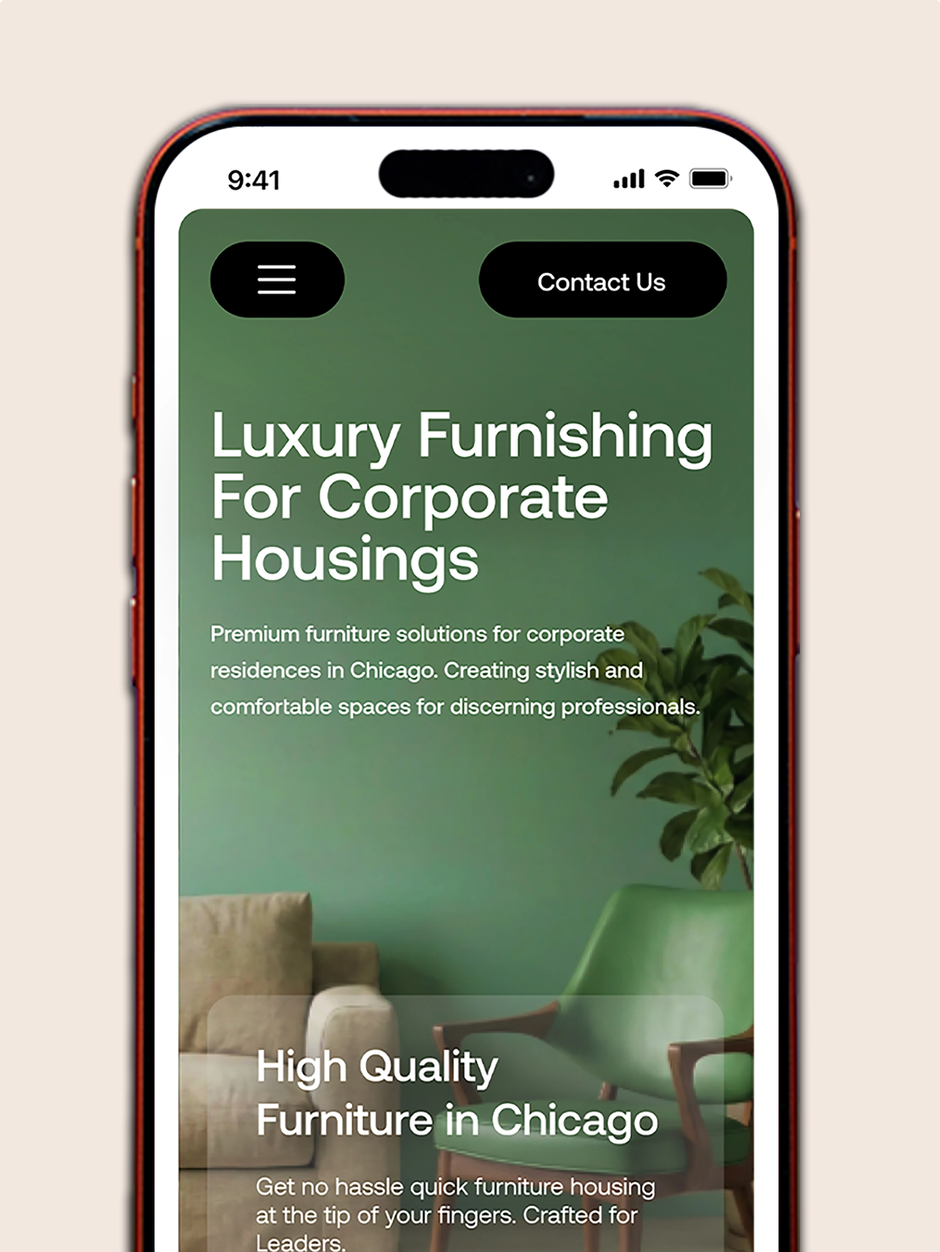 Approach to building short-term furnished housing platform