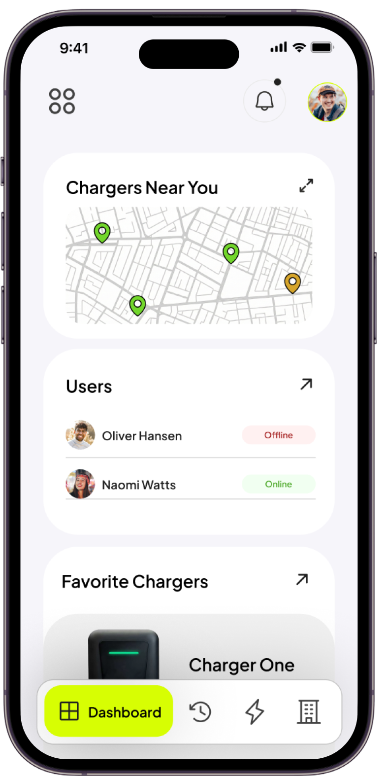 ev charging app built by MTechZilla