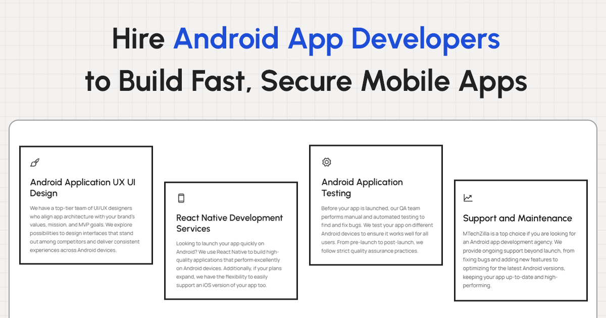 Android App Development Company